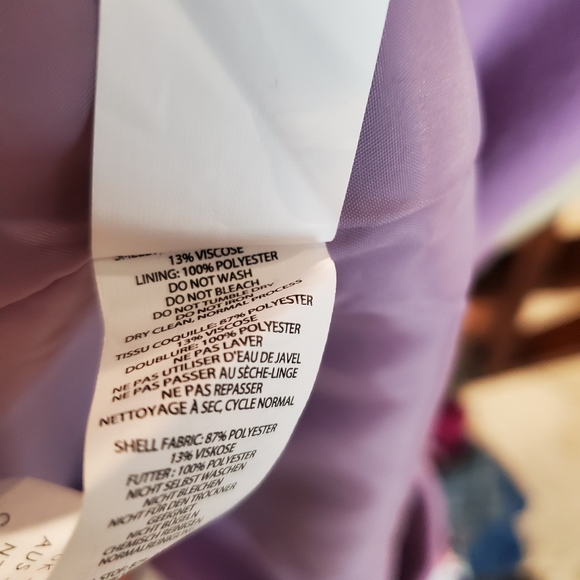 Nasty Gal Collection Plus Size Purple Belted Maxi Long Festival Winter Coat - Picture 9 of 16